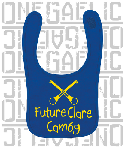 Future Clare Camóg Baby Bib - Camogie