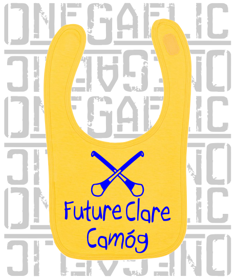 Future Clare Camóg Baby Bib - Camogie