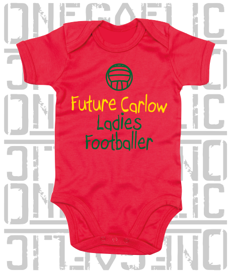 Future Carlow Ladies Footballer Baby Bodysuit - Ladies Gaelic Football