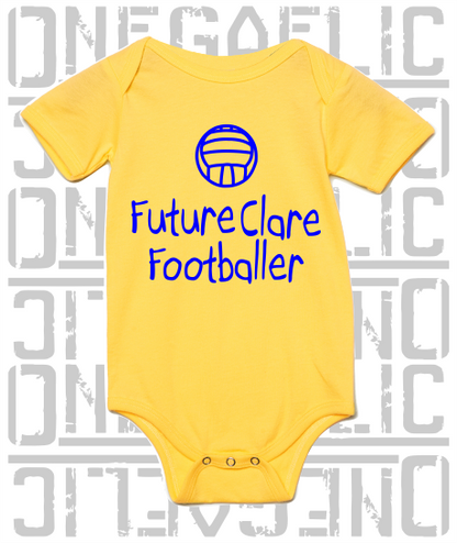 Future Clare Footballer Baby Bodysuit - Gaelic Football