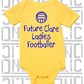 Future Clare Ladies Footballer Baby Bodysuit - Ladies Gaelic Football