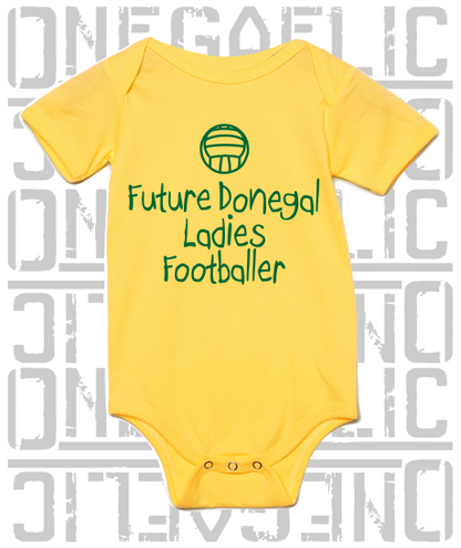 Future Donegal Ladies Footballer Baby Bodysuit - Ladies Gaelic Football