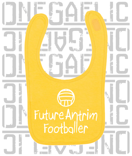 Future Antrim Footballer Baby Bib - Gaelic Football