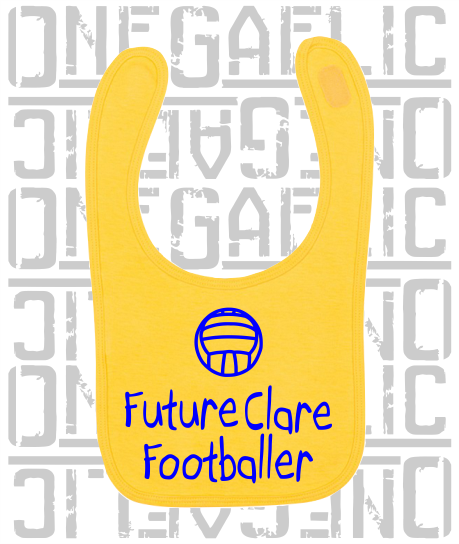 Future Clare Footballer Baby Bib - Gaelic Football