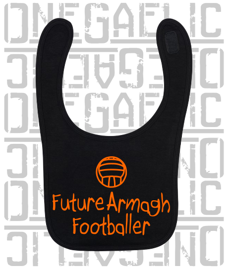 Future Armagh Footballer Baby Bib - Gaelic Football