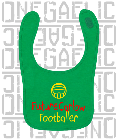 Future Carlow Footballer Baby Bib - Gaelic Football