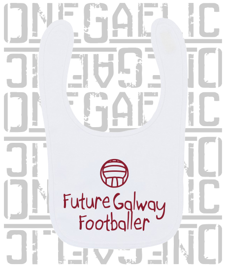 Future Galway Footballer Baby Bib - Gaelic Football
