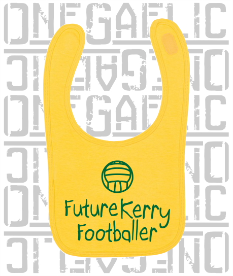 Future Kerry Footballer Baby Bib - Gaelic Football