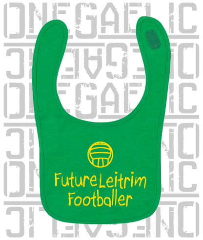 Future Leitrim Footballer Baby Bib - Gaelic Football