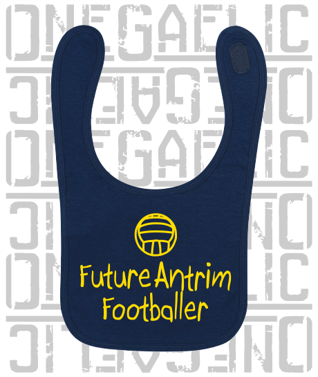 Future Antrim Footballer Baby Bib - Gaelic Football