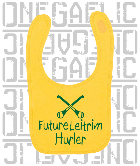 Future Leitrim Hurler Baby Bib - Hurling