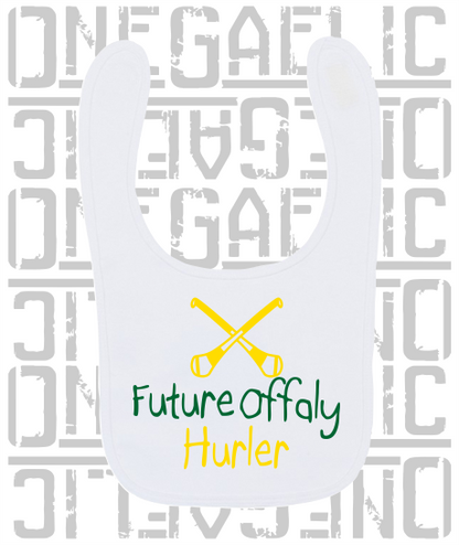 Future Offaly Hurler Baby Bib - Hurling