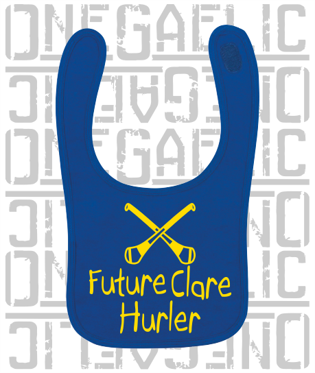 Future Clare Hurler Baby Bib - Hurling
