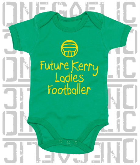 Future Kerry Ladies Footballer Baby Bodysuit - Ladies Gaelic Football