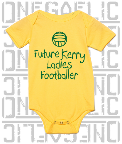 Future Kerry Ladies Footballer Baby Bodysuit - Ladies Gaelic Football