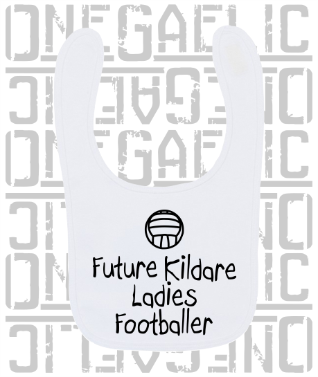 Future Kildare Ladies Footballer Baby Bib - Ladies Gaelic Football