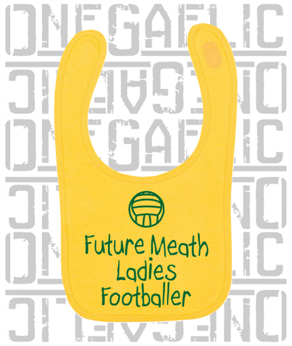 Future Meath Ladies Footballer Baby Bib - Ladies Gaelic Football