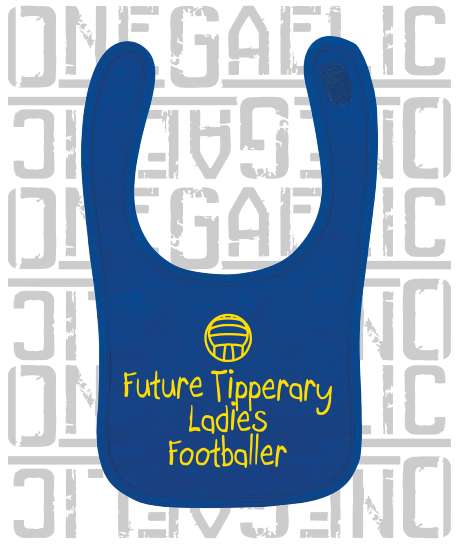 Future Tipperary Ladies Footballer Baby Bib - Ladies Gaelic Football