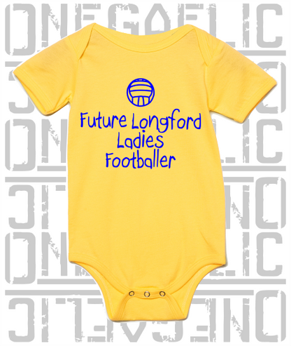 Future Longford Ladies Footballer Baby Bodysuit - Ladies Gaelic Football