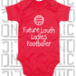 Future Louth Ladies Footballer Baby Bodysuit - Ladies Gaelic Football