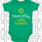 Future Offaly Ladies Footballer Baby Bodysuit - Ladies Gaelic Football