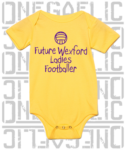 Future Wexford Ladies Footballer Baby Bodysuit - Ladies Gaelic Football