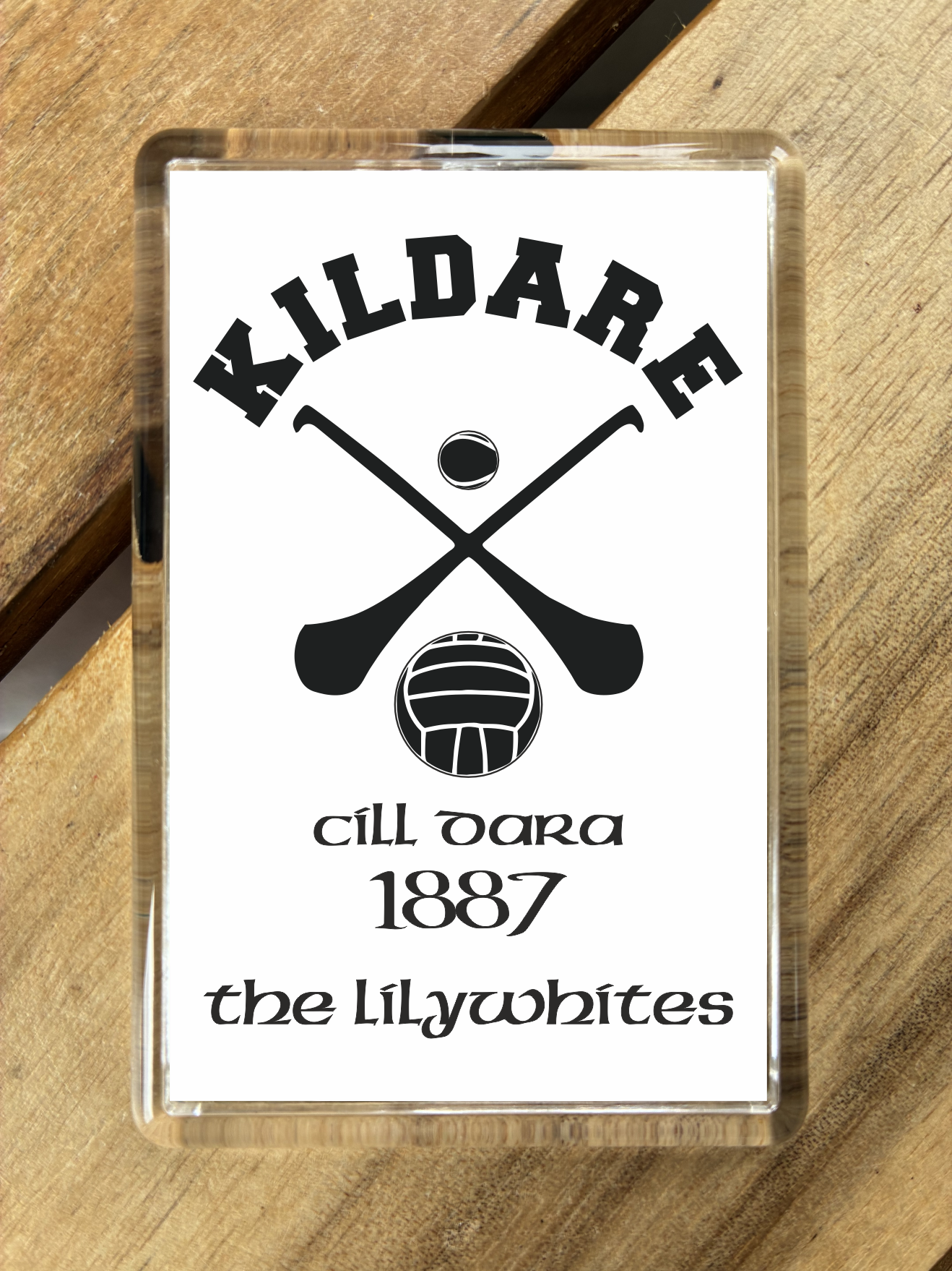Gaelic Games (GAA) County Colours Plastic Fridge Magnet - All Irish Counties Available. Hurling Camogie Gaelic Football Ladies Gaelic Football