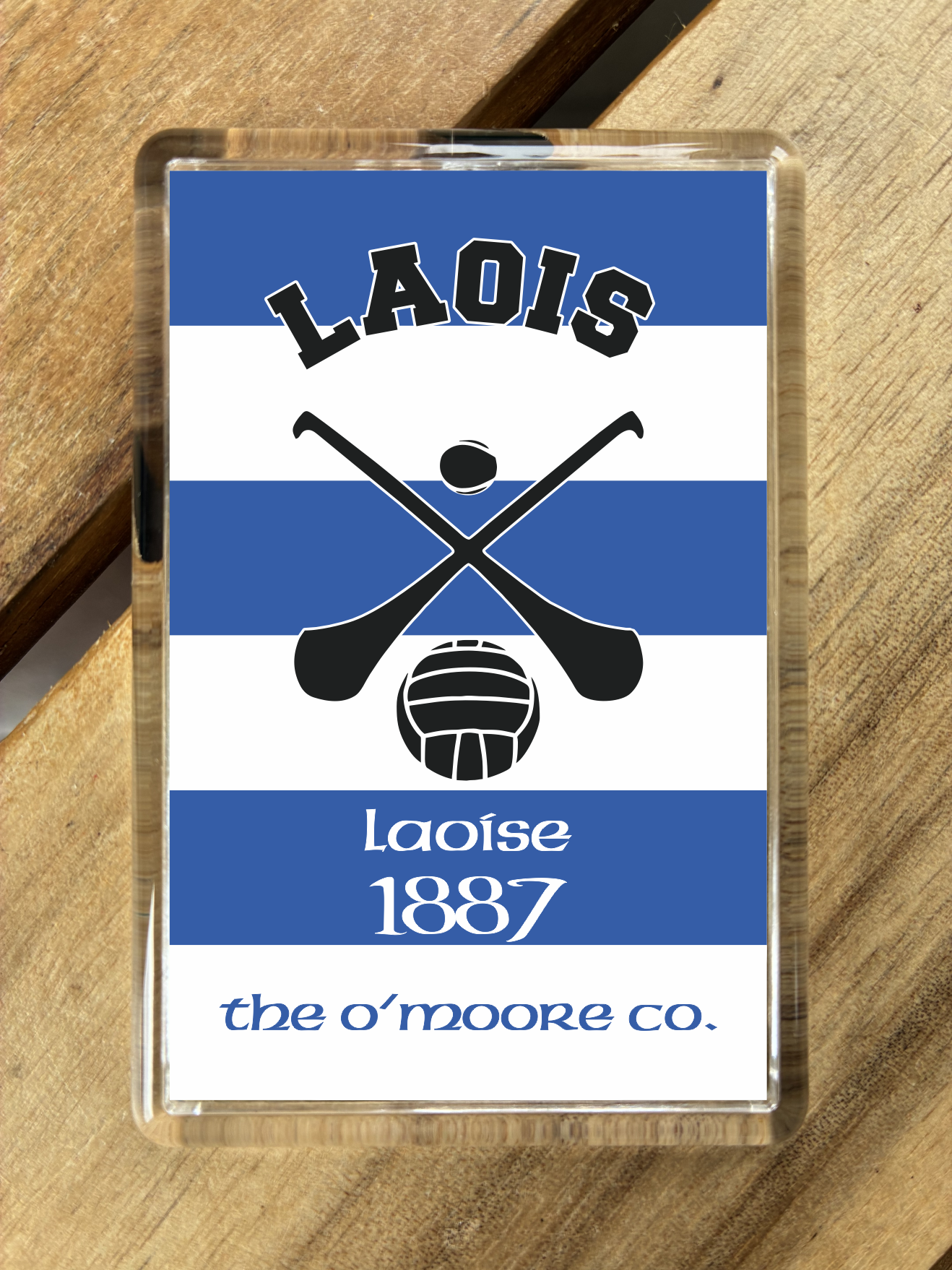 Gaelic Games (GAA) County Colours Plastic Fridge Magnet - All Irish Counties Available. Hurling Camogie Gaelic Football Ladies Gaelic Football