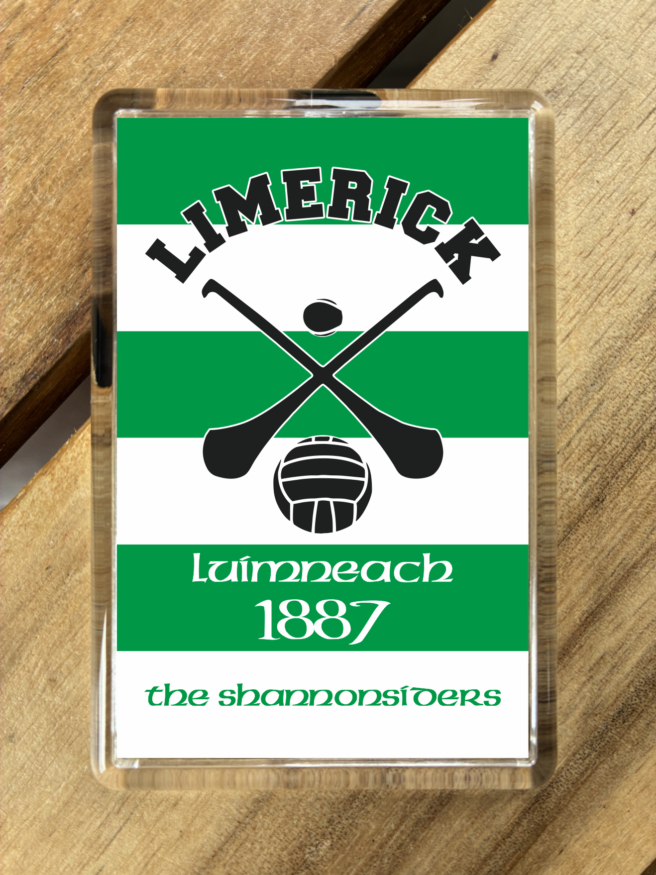 Gaelic Games (GAA) County Colours Plastic Fridge Magnet - All Irish Counties Available. Hurling Camogie Gaelic Football Ladies Gaelic Football