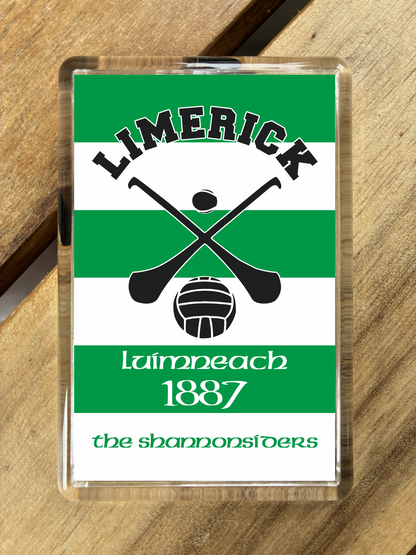 Gaelic Games ( IRL) County Colours Plastic Fridge Magnet - All Irish Counties Available. Hurling Camogie Gaelic Football Ladies Gaelic Football