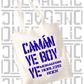 Camán Ye Boy Ye - Hurling Tote Bag - All Irish Counties Available
