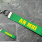 County Colours Gaelic Games Wristlet/Keyring/Keyfob - GAA - Hurling, Camogie, Football, Ladies Football & Handball. Wrist Lanyard.