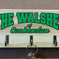 Personalised Family Name and County/Club Key Holder/Hooks (made from reclaimed pallet wood)