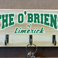 Personalised Family Name and County/Club Key Holder/Hooks (made from reclaimed pallet wood)