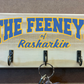 Personalised Family Name and County/Club Key Holder/Hooks (made from reclaimed pallet wood)