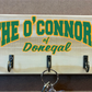Personalised Family Name and County/Club Key Holder/Hooks (made from reclaimed pallet wood)