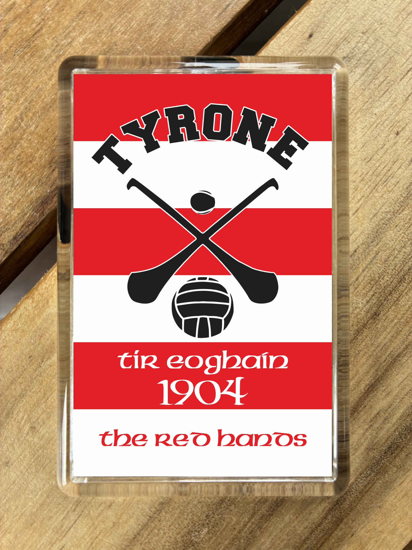 Gaelic Games (GAA) County Colours Plastic Fridge Magnet - All Irish Counties Available. Hurling Camogie Gaelic Football Ladies Gaelic Football