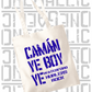 Camán Ye Boy Ye - Hurling Tote Bag - All Irish Counties Available