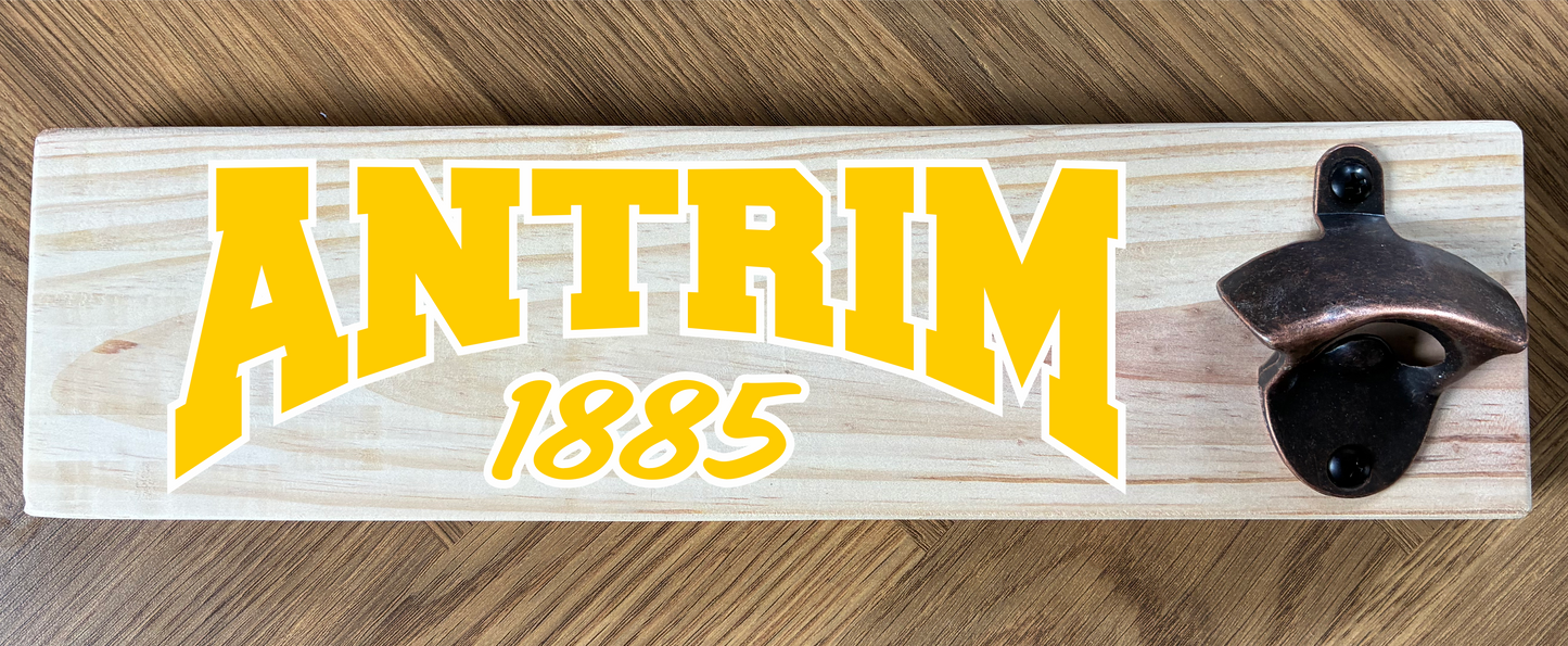 County/Club Wooden Wall Mounted Bottle Opener (made from reclaimed pallet wood) Gaelic Games