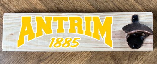 County/Club Wooden Wall Mounted Bottle Opener (made from reclaimed pallet wood) Gaelic Games