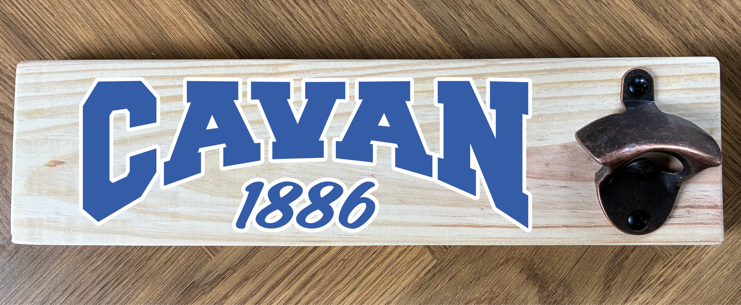 County/Club Wooden Wall Mounted Bottle Opener (made from reclaimed pallet wood) Gaelic Games