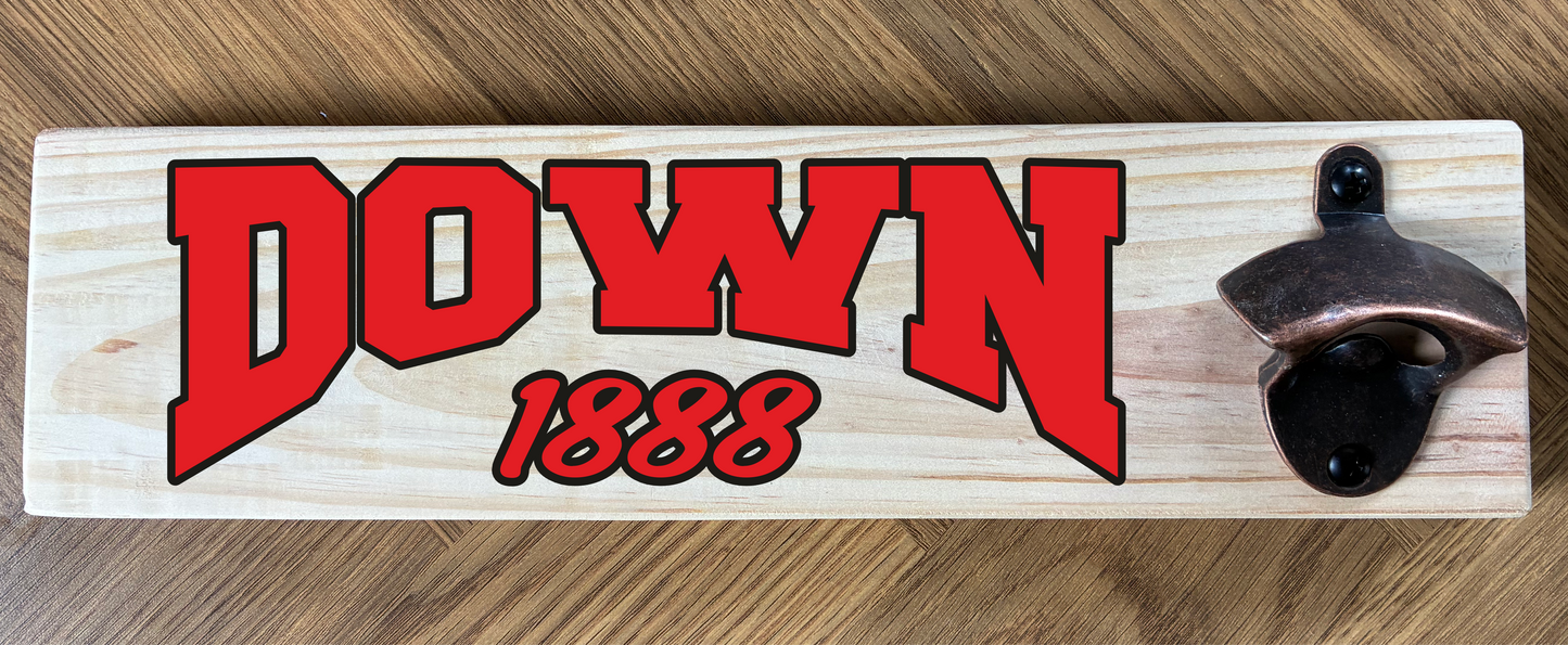 County/Club Wooden Wall Mounted Bottle Opener (made from reclaimed pallet wood) Gaelic Games