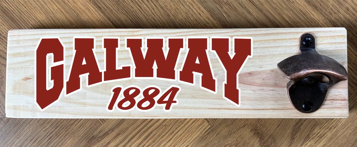 County/Club Wooden Wall Mounted Bottle Opener (made from reclaimed pallet wood) Gaelic Games