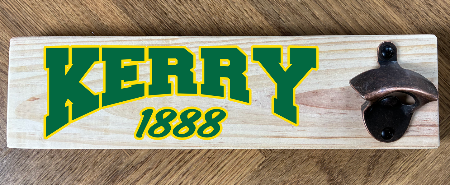 County/Club Wooden Wall Mounted Bottle Opener (made from reclaimed pallet wood) Gaelic Games
