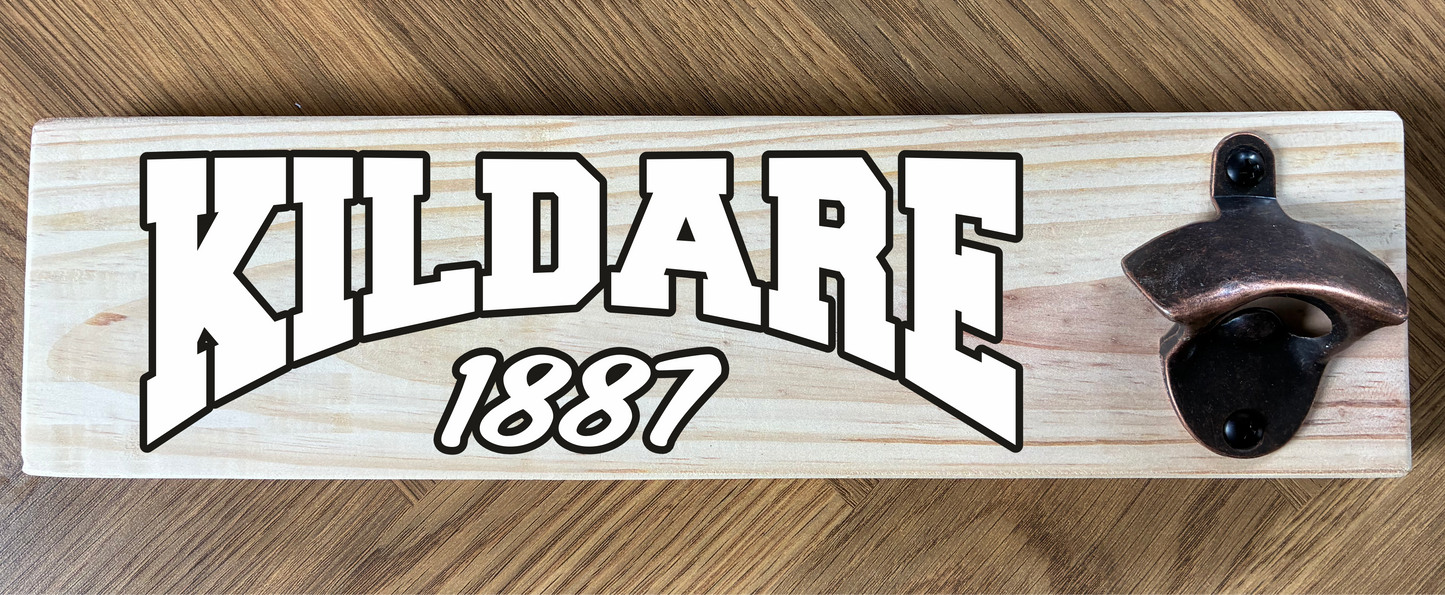 County/Club Wooden Wall Mounted Bottle Opener (made from reclaimed pallet wood) Gaelic Games