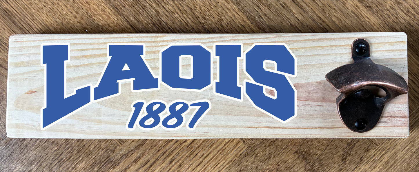 County/Club Wooden Wall Mounted Bottle Opener (made from reclaimed pallet wood) Gaelic Games