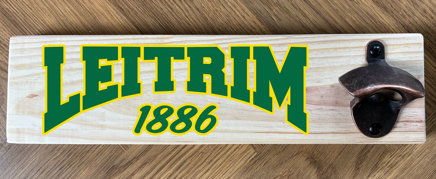 County/Club Wooden Wall Mounted Bottle Opener (made from reclaimed pallet wood) Gaelic Games