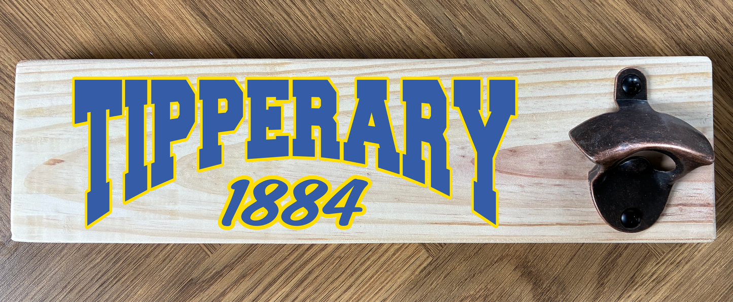 County/Club Wooden Wall Mounted Bottle Opener (made from reclaimed pallet wood) Gaelic Games
