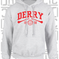 Derry Gaelic Games Hoodie - Adult - Hurling, Camogie, Football, Ladies Football
