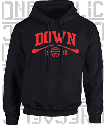 Down Gaelic Games Hoodie - Adult - Hurling, Camogie, Football, Ladies Football